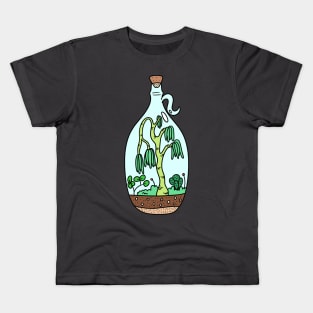 Terrarium 1 color version Kids T-Shirt